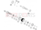 HUSQVARNA 2015 Street FS 450 (F2303O0) [EU] TRANSMISSION I - MAIN SHAFT|Engine|33