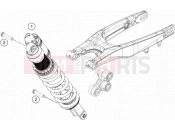 HUSQVARNA 2016 Offroad FE 501 (F2460P4) [AU] SHOCK ABSORBER|Frame|04