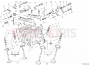 DUCATI Superbike 848 EVO Corse SE VERTICAL CYLINDER HEAD » VALVE DRIVE