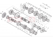 HUSQVARNA 2014 Offroad TE 449-511 GEAR BOX