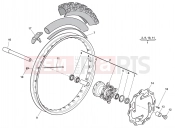 HUSQVARNA 2014 Offroad TE 449-511 FRONT WHEEL