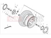 HUSQVARNA 2013 NUDA 900-900R ABS REAR WHEEL