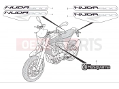 HUSQVARNA 2013 NUDA 900-900R ABS TRANSFERS
