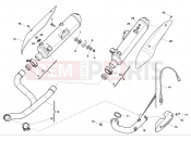 HUSQVARNA 2013 TR 650 TERRA-STRADA EXHAUST SYSTEM
