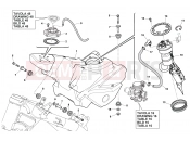 HUSQVARNA 2013 TR 650 TERRA-STRADA FUEL TANK
