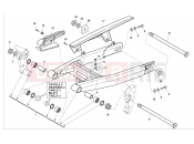 HUSQVARNA 2013 TR 650 TERRA-STRADA REAR SWING ARM