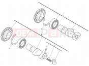 HUSQVARNA 2013 TXC 511 CAMSHAFT IN-EX