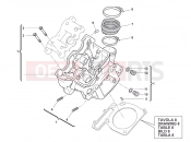 HUSQVARNA TE 449-511 CYLINDER HEAD