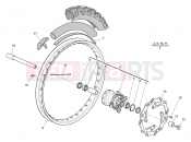 HUSQVARNA TE 449-511 FRONT WHEEL