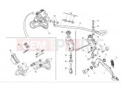 HUSQVARNA TE 449-511 REAR BRAKE SYSTEM