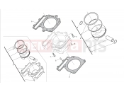 HUSQVARNA TC 449 CYLINDER - PISTON