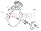 HUSQVARNA TC 449 FRONT WHEEL