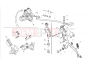 HUSQVARNA TC 449 REAR BRAKE SYSTEM