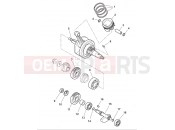 HUSQVARNA 2013 TE-SMR 125 CRANKSHAFT - PISTON