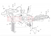 HUSQVARNA 2013 TE-SMR 125 FUEL TANK BODY