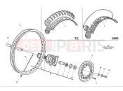 HUSQVARNA 2013 TE-SMR 125 FRONT WHEEL