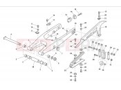 HUSQVARNA 2013 TE-SMR 125 REAR SWING ARM