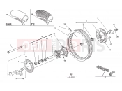 HUSQVARNA 2013 TE-SMR 125 REAR WHEEL