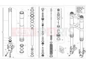 HUSQVARNA 2012 NUDA 900-900R FRONT FORK (R)