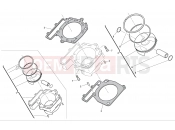 HUSQVARNA SMR 511 CYLINDER - PISTON