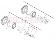 HUSQVARNA SMR 511 CAMSHAFT IN-EX