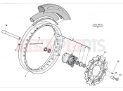 HUSQVARNA SMR 511 FRONT WHEEL