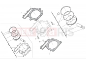 HUSQVARNA 2012 TE 449-511 CYLINDER - PISTON