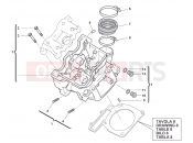 HUSQVARNA 2012 TE 449-511 CYLINDER HEAD