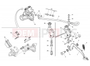 HUSQVARNA 2012 TE 449-511 REAR BRAKE SYSTEM