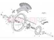HUSQVARNA 2012 TE 449-511 REAR WHEEL