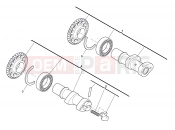 HUSQVARNA 2012 TXC 449-511 CAMSHAFT IN-EX