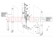 HUSQVARNA 2012 TXC 449-511 STEERING FORK