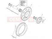 HUSQVARNA 2012 TC 449 OILPUMP GEAR
