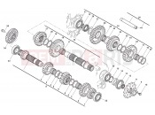 HUSQVARNA 2012 TC 449 GEAR BOX