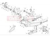 HUSQVARNA 2012 TC 449 REAR SWING ARM