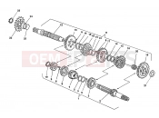 HUSQVARNA 2012 WR 250-300 GEAR BOX