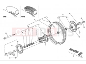 HUSQVARNA 2012 SMS-WRE 125 REAR WHEEL