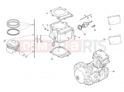 HUSQVARNA 2011 SM-TE 630 CYLINDER - PISTON