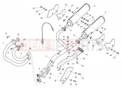 HUSQVARNA 2011 SM-TE 630 EXHAUST SYSTEM