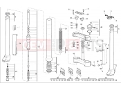 HUSQVARNA 2011 SM-TE 630 FRONT FORK ASSEMBLY