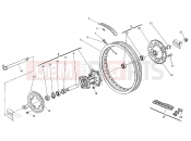 HUSQVARNA 2011 SM-TE 630 REAR WHEEL
