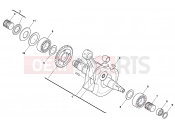 HUSQVARNA 2011 SMR 449-511 CRANK SHAFT