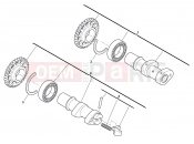 HUSQVARNA 2011 SMR 449-511 CAMSHAFT IN-EX