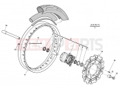 HUSQVARNA 2011 SMR 449-511 FRONT WHEEL