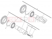 HUSQVARNA TE 449-511 CAMSHAFT IN-EX