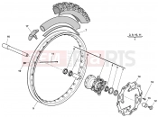 HUSQVARNA TE 449-511 FRONT WHEEL
