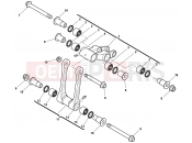 HUSQVARNA TE 449-511 LINKAGE SUSPENSION