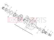HUSQVARNA 2011 TXC 449-511 CRANK SHAFT