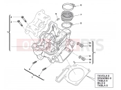 HUSQVARNA 2011 TXC 449-511 CYLINDER HEAD