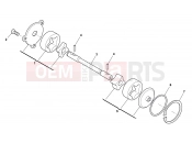 HUSQVARNA 2011 TXC 449-511 OIL PUMP